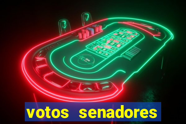 votos senadores impeachment moraes